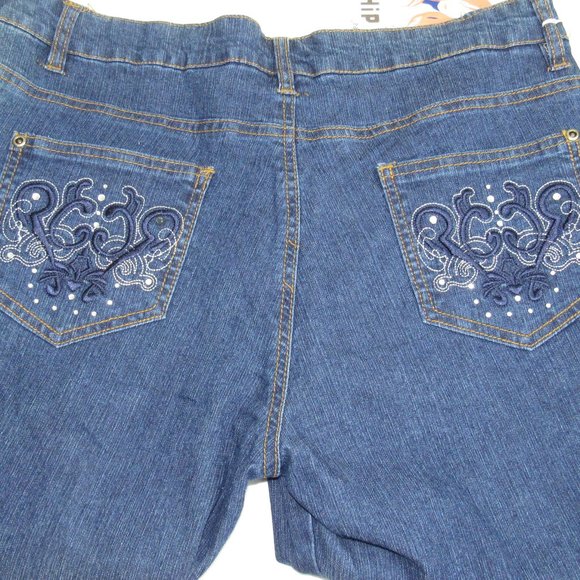 Brand New Hip Jeans Size 18 Womans Blue Jeans NWT - Picture 5 of 7
